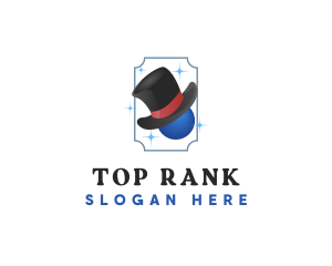 Top Hat Magician logo design