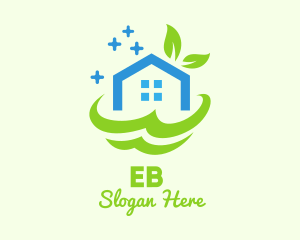 Fresh Clean Eco House logo design