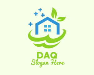 Fresh Clean Eco House logo design