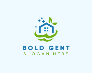 Fresh Clean Eco House logo design