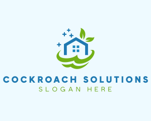 Fresh Clean Eco House logo design