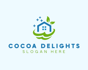 Fresh Clean Eco House logo design