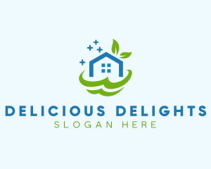 Fresh Clean Eco Home logo design