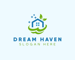 Fresh Clean Eco House logo design