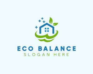 Fresh Clean Eco Home logo design