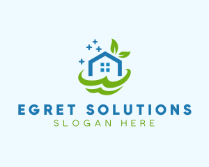 Fresh Clean Eco Home logo design