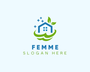 Fresh Clean Eco Home logo design