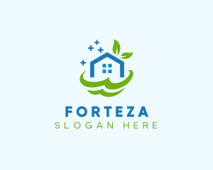 Fresh Clean Eco Home logo design