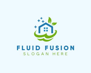 Fresh Clean Eco Home logo design