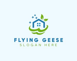 Fresh Clean Eco Home logo design