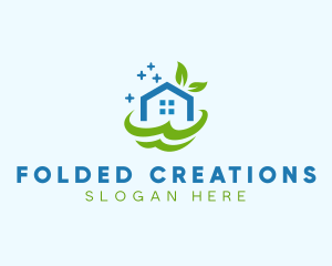 Fresh Clean Eco House logo design