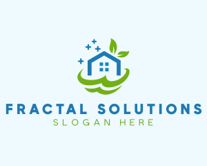 Fresh Clean Eco Home logo design