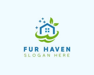 Fresh Clean Eco House logo design