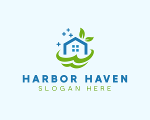 Fresh Clean Eco House logo design