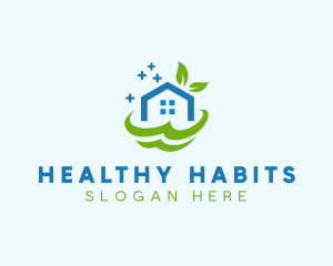 Fresh Clean Eco Home logo design