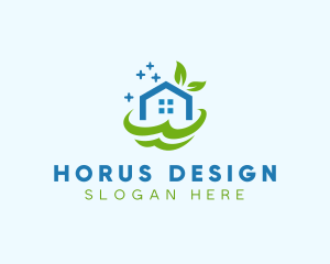 Fresh Clean Eco Home logo design