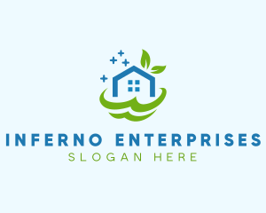 Fresh Clean Eco Home logo design