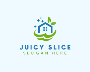 Fresh Clean Eco House logo design