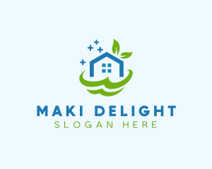 Fresh Clean Eco Home logo design