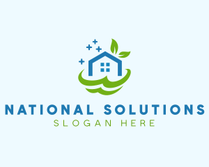 Fresh Clean Eco Home logo design