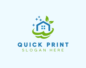 Fresh Clean Eco Home logo design