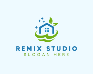 Fresh Clean Eco Home logo design