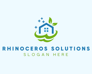 Fresh Clean Eco House logo design