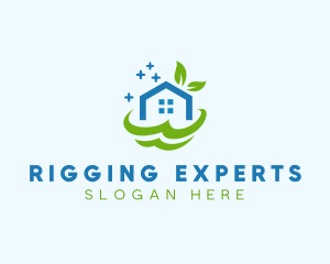 Fresh Clean Eco House logo design