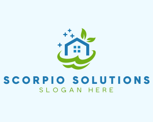 Fresh Clean Eco Home logo design