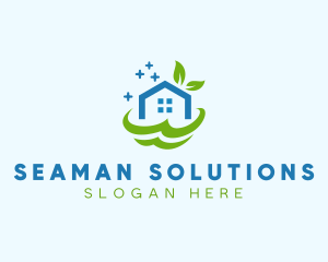 Fresh Clean Eco Home logo design