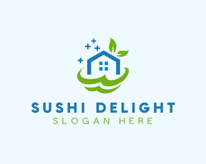 Fresh Clean Eco Home logo design