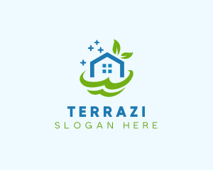 Fresh Clean Eco Home logo design