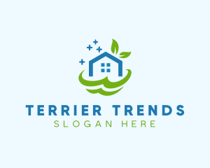 Fresh Clean Eco House logo design