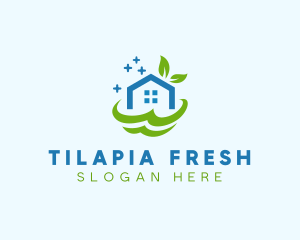 Fresh Clean Eco Home logo design