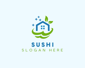 Fresh Clean Eco Home logo design