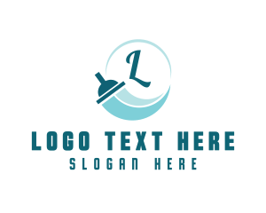 Rag - Squeegee Housekeeping Janitorial Cleaning logo design