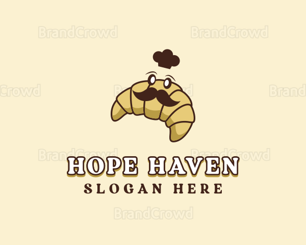 Bakery Bread Croissant Logo