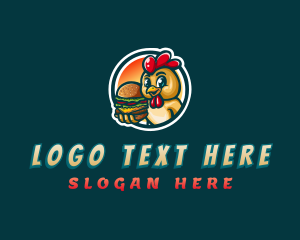 Chicken Burger Diner Logo