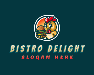 Chicken Burger Diner logo design