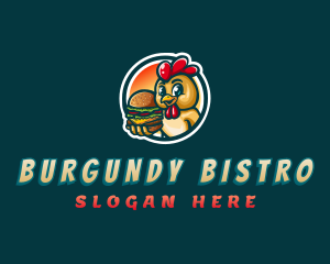 Chicken Burger Diner logo design