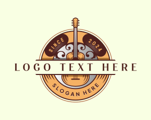 Musical Instrument - Guitar Music Instrument logo design