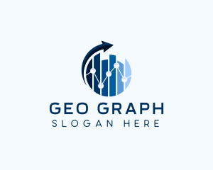 Arrow Graph Investment logo design