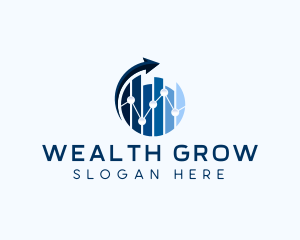 Arrow Graph Investment logo design