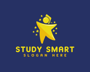 Student - Gold Star Student logo design