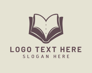 Novel - Book Publisher Letter V logo design