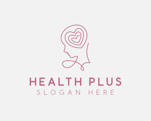 Brain Heart Mental Health logo design