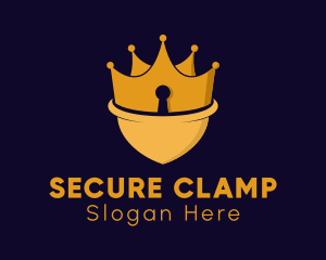 Crown Security Shield  logo design