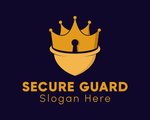 Crown Security Shield  logo design