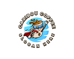Superhero Coffee Mug logo design