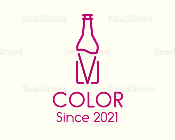 Wine Holder Bottle Logo